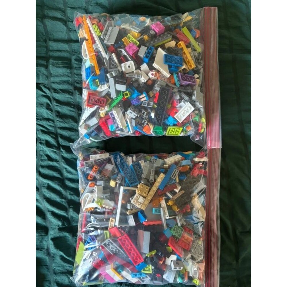 Large Lego Lot (2 Gallon Bags Absolutely Jam Packed)